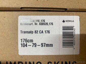 Fischer transalp 82 176cm +viazanie + pásy - 3