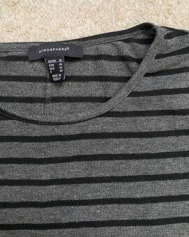 Pásikavé dámske basic tričko - 3