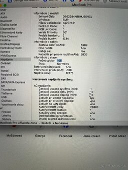 MacBook Pro 15" 2018 – i7/16GB/256GB – Výborný stav - 3