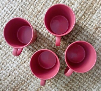 🥤 4 ružové šálky z IKEA – ako nové - 3