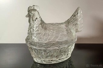 Dóza sliepočka hrubé sklo - 3