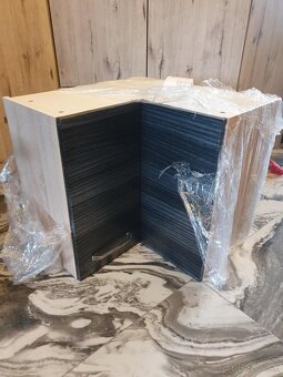 Rohová skriňa Dub sonoma/biela - 3