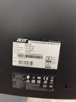 2x Monitor Acer EK220Q Ani, používaný, bez poškodení - 3