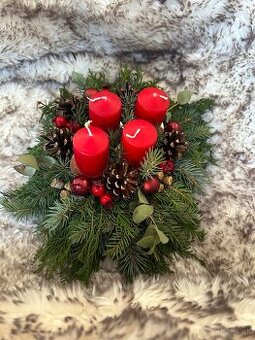 Adventný veniec (živý) - 3