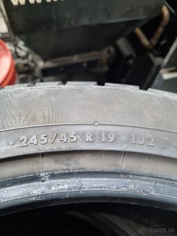 Predám 2 sezóny jazdené pneumatiky - 3
