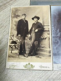 Na predaj staré fotografie...rok okolo 1885...rozmer 11x16cm - 3