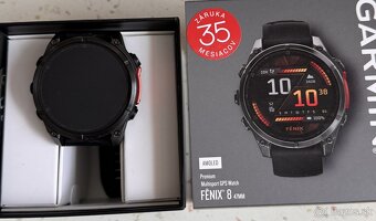 predám Garmin Fenix 8 47 mm AMOLED Slate Gray Steel/Black Ba - 3