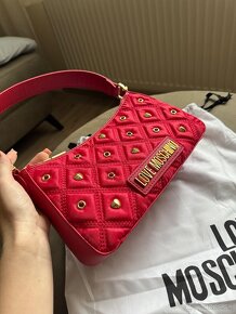 Originál MOSCHINO kabelka červená - 3