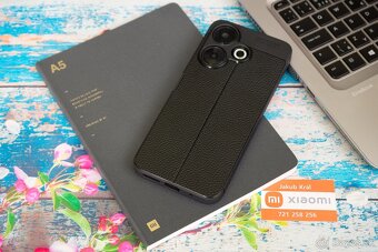 Puzdro s koženkovým vzorom pre Xiaomi / Redmi / Poco - 3