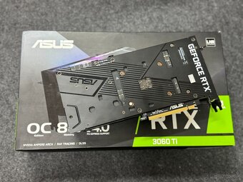 Predám grafiku ASUS Dual GeForce RTX 3060 Ti V2 O8G - 3