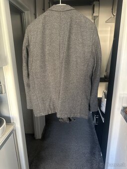 Pánsky krátky elegantný kabát a pánske sako 170cm - 3