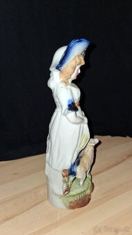 Porcelánová soška/figúrka Pastierka značená Germany - 3
