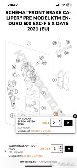Ktm sx/ exc brembo strmen, adapter, kotuc MM - 3