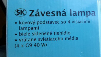 stropné svietidlo luster lampa - 3