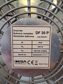 Priemyselný ventilátor Master DF 30 P - 3
