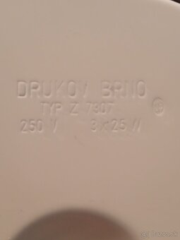 Predám starú dizajnovú lampu Drukov Brno cena 60 eur - 3