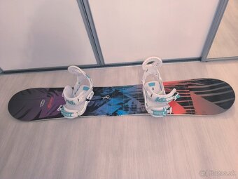 Predám snowboard komplet s viazaním a topánkami - 3