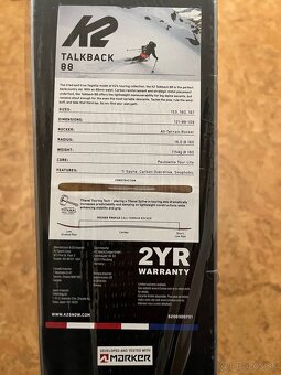 Damske skialpove lyze K2 Talkback 88 v dlzke 153cm - 3
