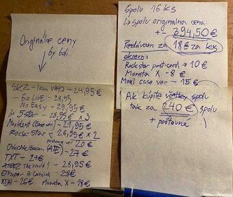 Predám kpop albumy 18ks - 18€ - 3