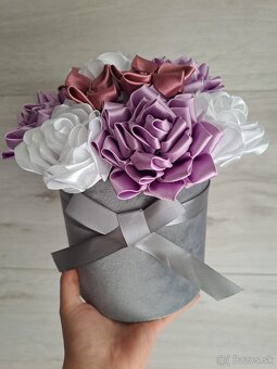 Saténové ružičky - 3