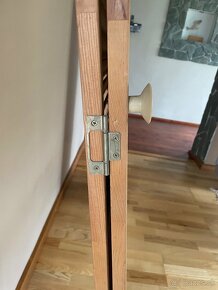 Dvere prelamovane drevené - masiv - 3