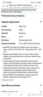 Autosedačka Maxi cosi s isofixom - 3