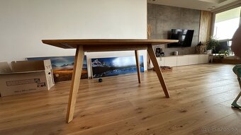 Jedálenský stol dubový masív 140x90 - 3