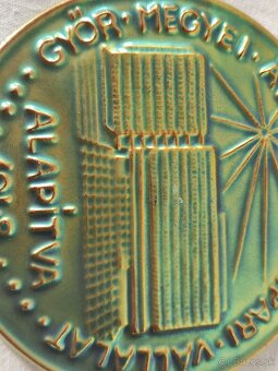 Pamětní plaketa - Zsolnay,Maďarsko - 3