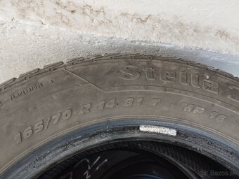 Predám letné pneumatiky a disky na Fabia 1 - 3