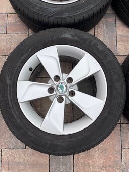 Orig. hliníkové disky Skoda Yeti R16, 5x112 - 3