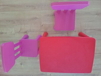 Stôl a stolicky ikea mammut - 3