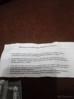 Vzpery prednej kapoty - 3