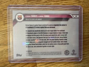 TOPPS NOW LAMINE YAMAL & FERRAN TORRES LIMIT /99 EXKLUZÍVNE - 3