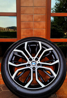 alu R21 5x120, dvojrozmer, bicolor, zimné pneu, BMW X6 - 3
