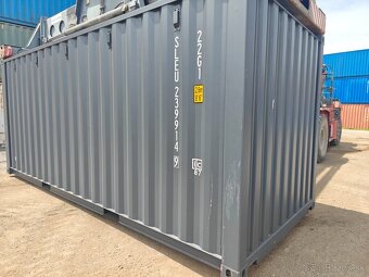 Lodny namorny kontajner 20DC Ral 7016 a 9010 - 3