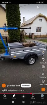 Prívesný vozík,vyklápací príves - 3