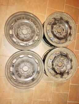 Predám plechové disky6Jx15H2,ET38 - 3