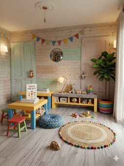 Detský set stolík a lavica - 3