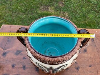 Obrovský majolikový kvetináč - 3