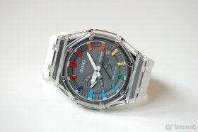 SKMEI 2100 World-Time - športové transparentné hodinky - 3