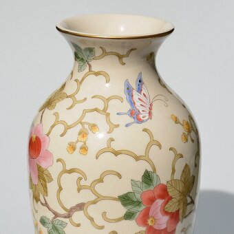 Veľká a ťažká elegantná porcelánová váza z Anglicka - 3
