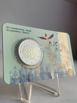 Belgicko 2024 pamätna 2€ minca Coincard BU kvalita - 3
