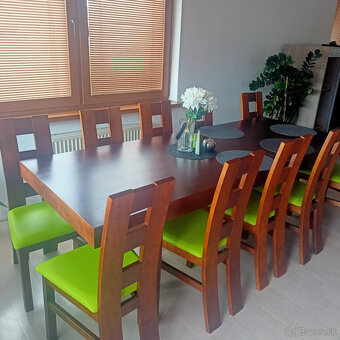Predám jedálenský stôl a stoličky - MASÍV "AKCIOVÁ CENA" - 3