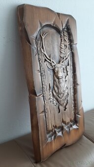 Drevený obraz Poľovnicke motivy 60×30cm.hr.3cm - 3