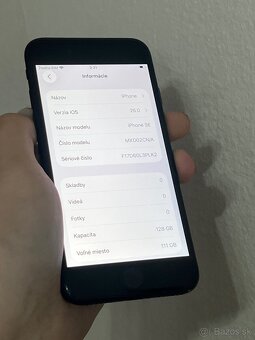 Dobrý deň Ponúkam na predaj iphone SE 2020 128GB Black - 3