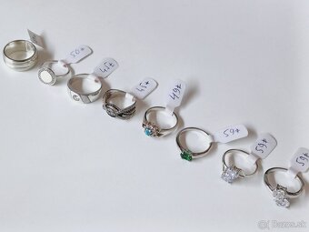 Krasne strieborne prstene - 3