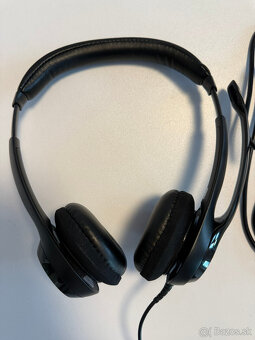 Predám slúchadlá Logitech H390 - 3