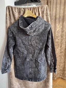 Predĺžená riflova bunda - 3