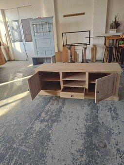 Dubová TV skrinka - 3