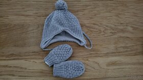Bundička/mikina,čiapka a rukavice,  pulóver, veľ. 68 - 3